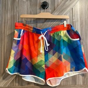 Colorful Swim/Beach Boardshorts with pockets (NWT)